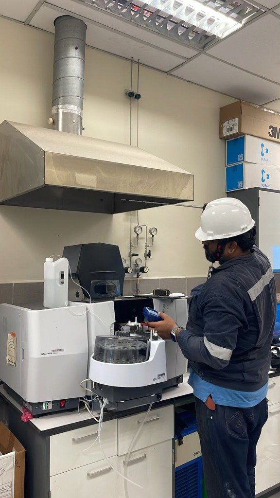 Laboratory Fume Extraction Canopy & AAS Exhaust Verification