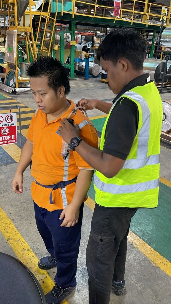 Heavy Production Line Personal Air Sampling Deployment
